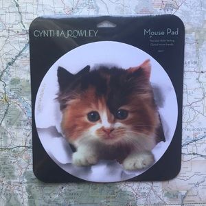 New Cynthia Rowley Kitten Mouse Pad